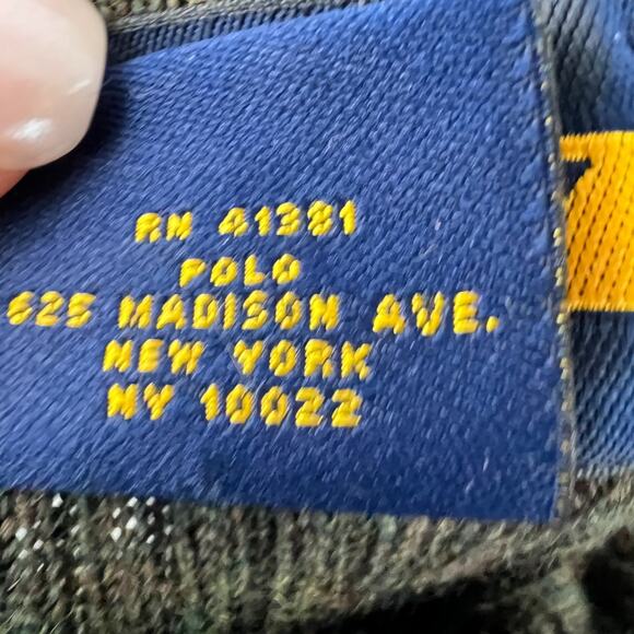 RUGBY Ralph Lauren Green Sweater Dress Suede Merino Wool Turtle Neck Sz Small S - Picture 9 of 9